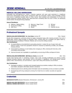 Medical Billing Resume Examples 2 And Coding Coder Samples Skills