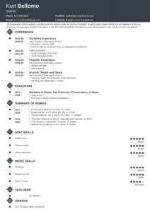 Music Resume: Samples And Complete Writing Guide [20+ Examples]