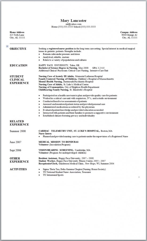 Nursing Graduates | School | Student Nurse Resume, Nursing Resume