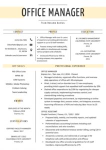 Office Manager Resume Sample &amp; Tips | Resume Genius