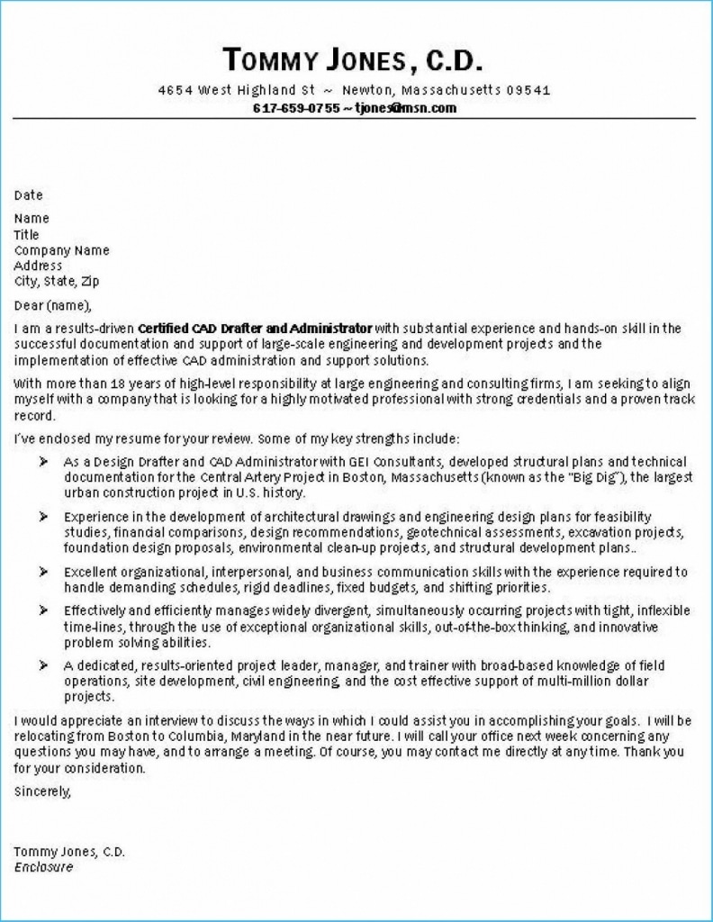 Outstanding Sample Relocation Cover Letter As Prepossessing Ideas