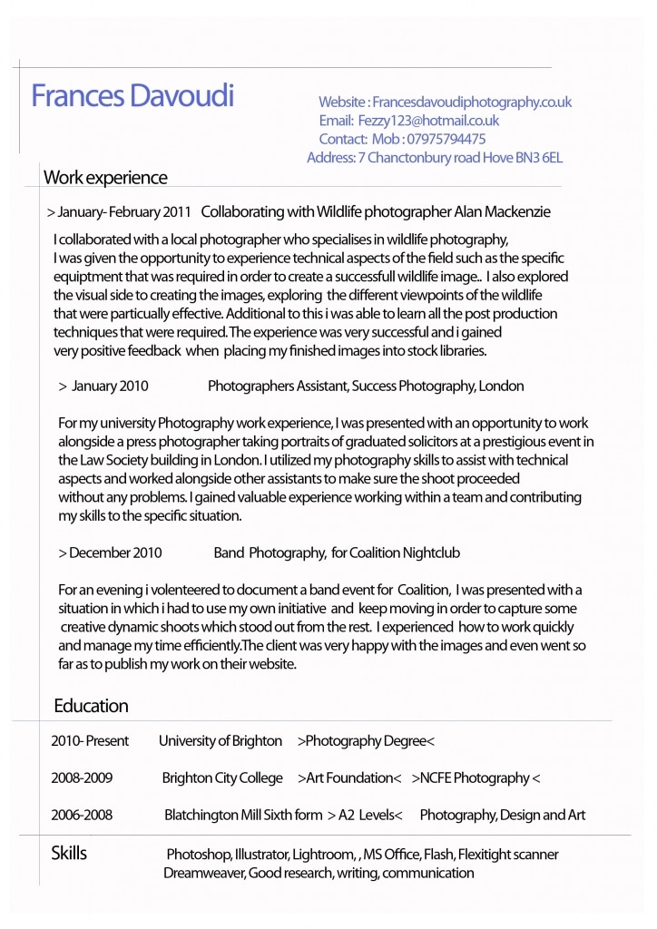 Resume Examples Good And Bad | Best Resignation Letter Examples