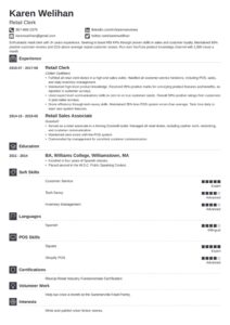 Retail Resume: Sample And Complete Guide [+20 Examples]