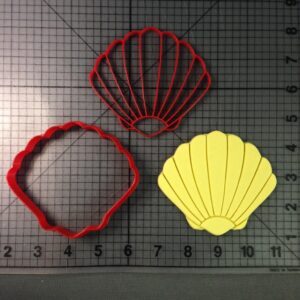 Seashell Cookie Cutter And Stamp