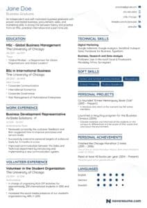 Students And Graduates Resume Example [2019]