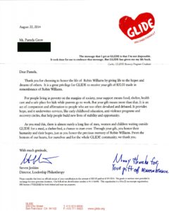 What's In My Mailbox | In-memoriam Thank You | Pamela Grow