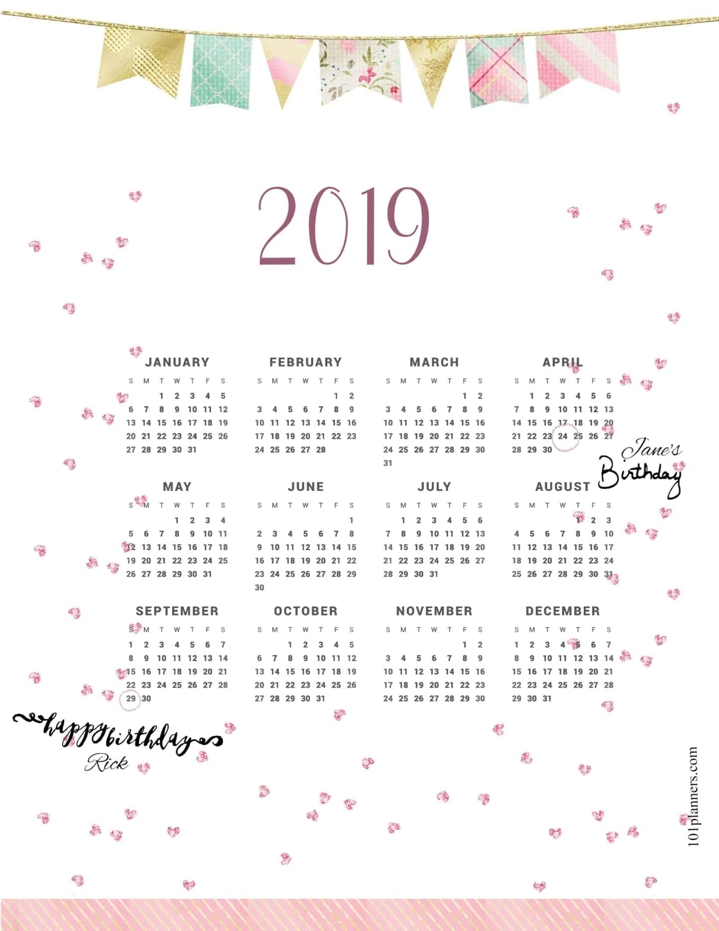 Weight Loss Calendar 2021 Printable