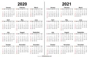 210+ 2020 Calendar Vectors | Download Free Vector Art