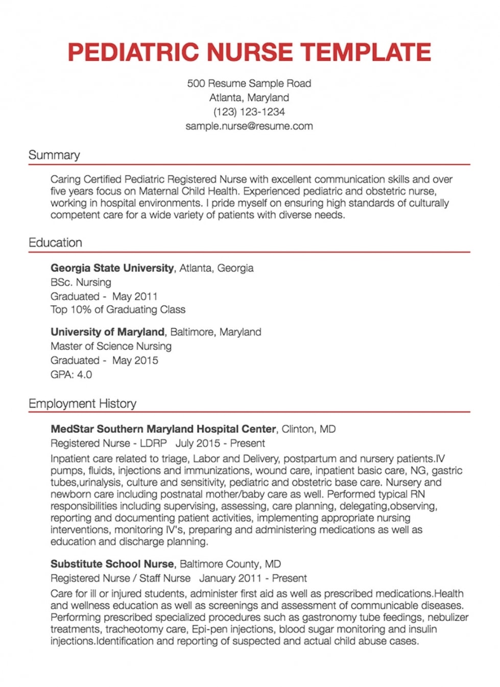 30+ Nursing Resume Examples &amp; Samples - Writtenrn