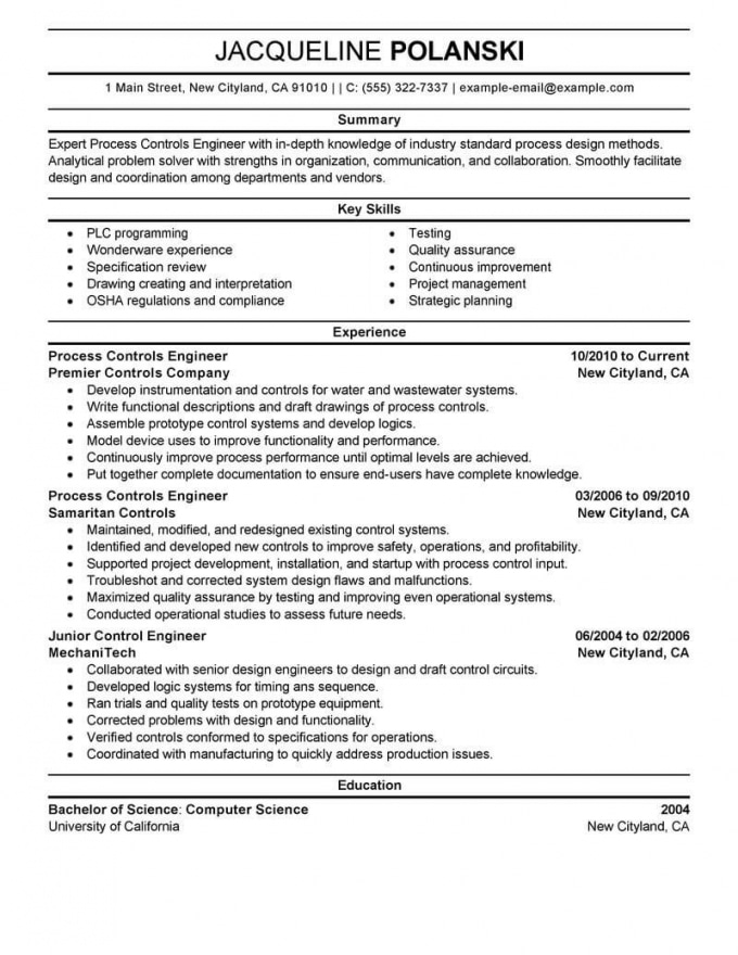 Government Resumes Examples