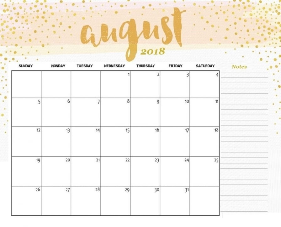 Printable Cute Calendar