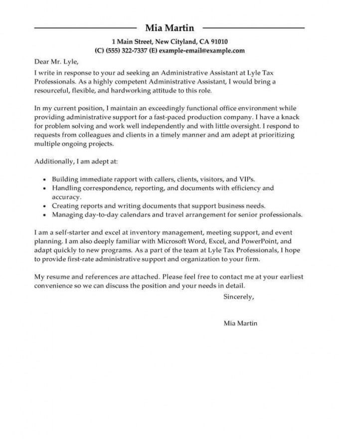 Cover Page For Resume Examples