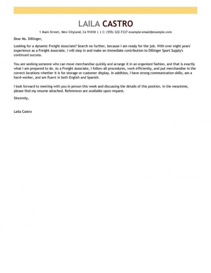 Cover Letter In Spanish