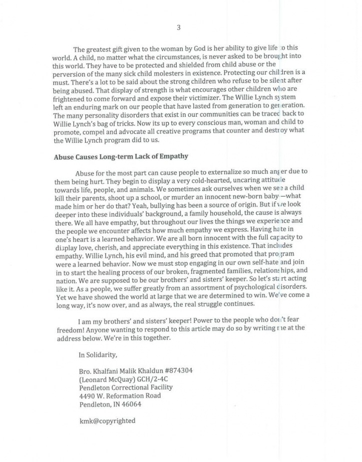 Willie Lynch Letter Pdf
