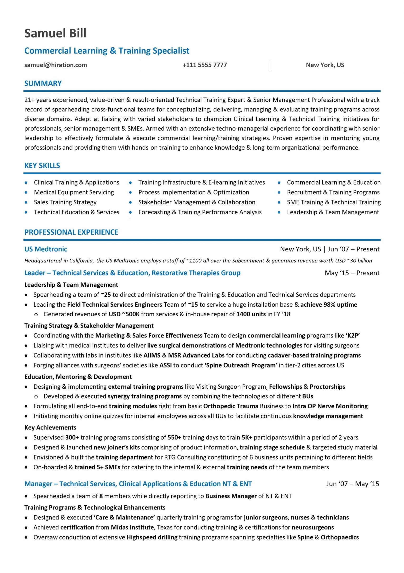 Examples Of Career Change Resumes