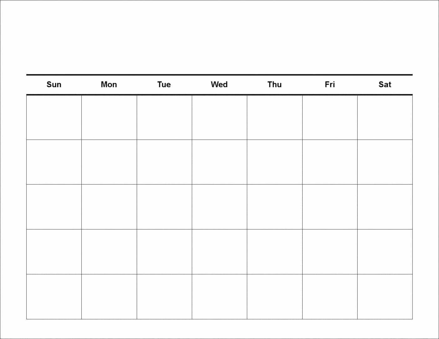 Free Printable 30 Day Calendar