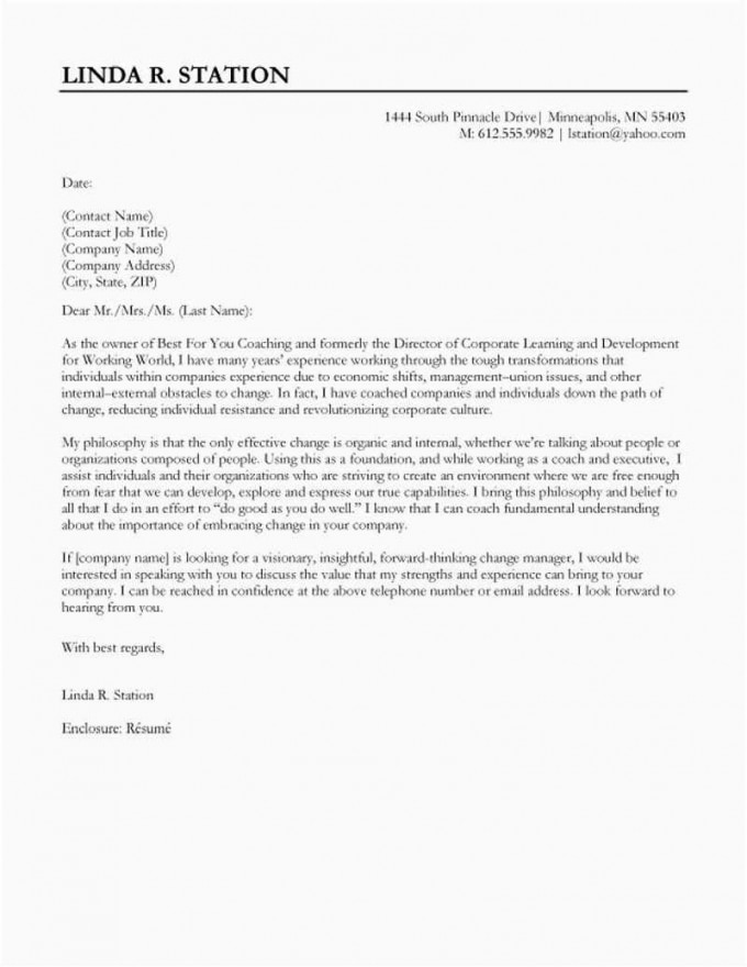 Formal Letter Heading Example