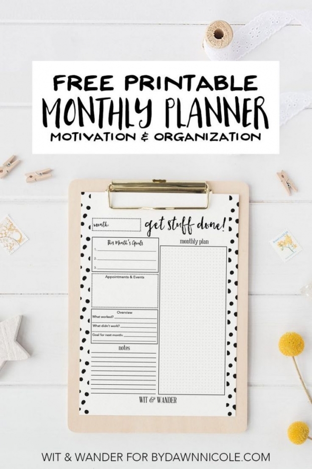 Month At A Glance Free Printable Month At A Glance Free Printable