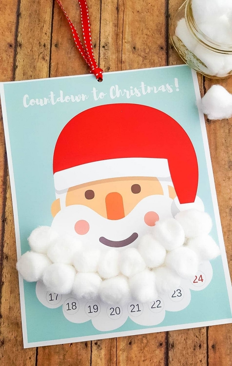 Advent Calendar Santa Beard 2020