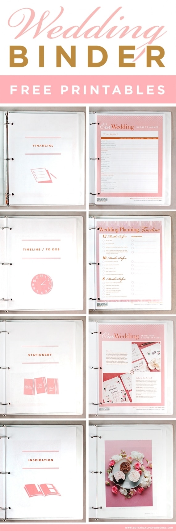 Wedding Calendar Planner Printable