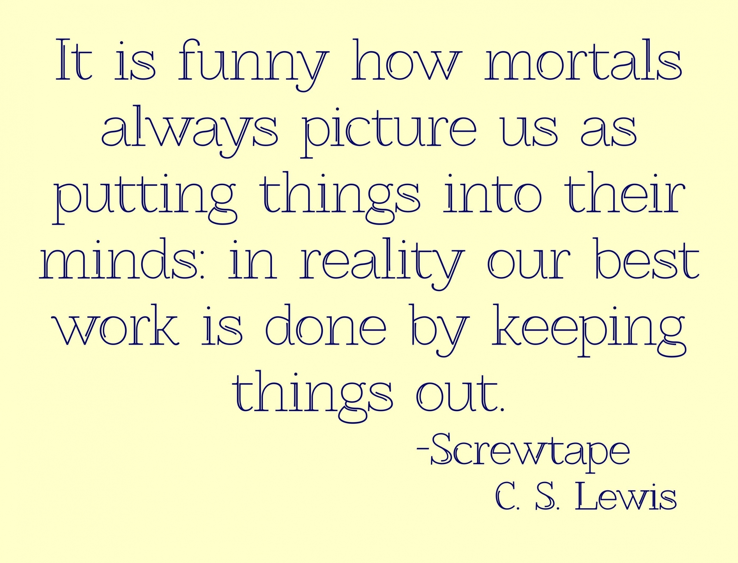 Quotes Screwtape Letters
