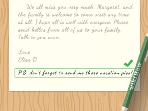 How To Write A Friendly Letter (With Sample Letters) - Wikihow