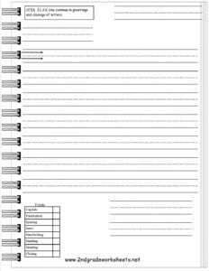 Letters And Parts Of A Letter Worksheet