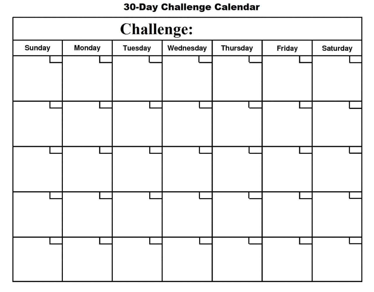 Printable 30 Day Calendar - Printable 360 Degree | Free