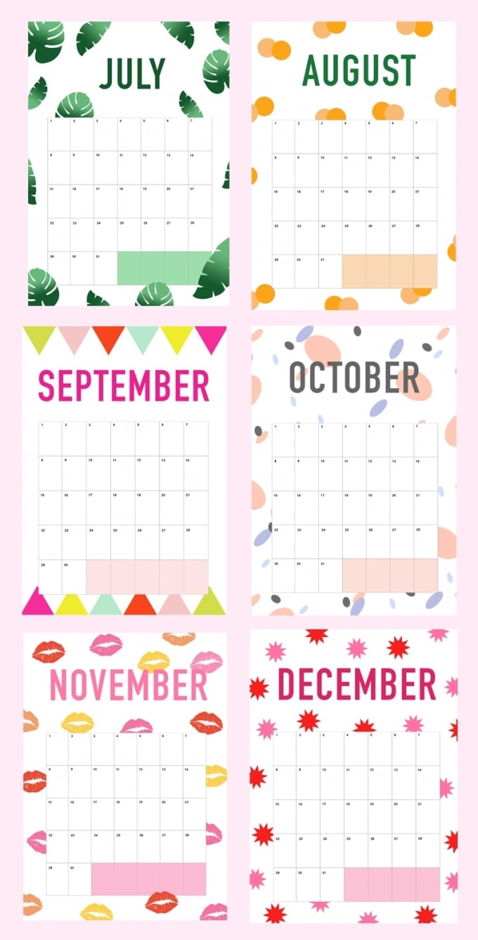 Wedding Calendar Planner Printable