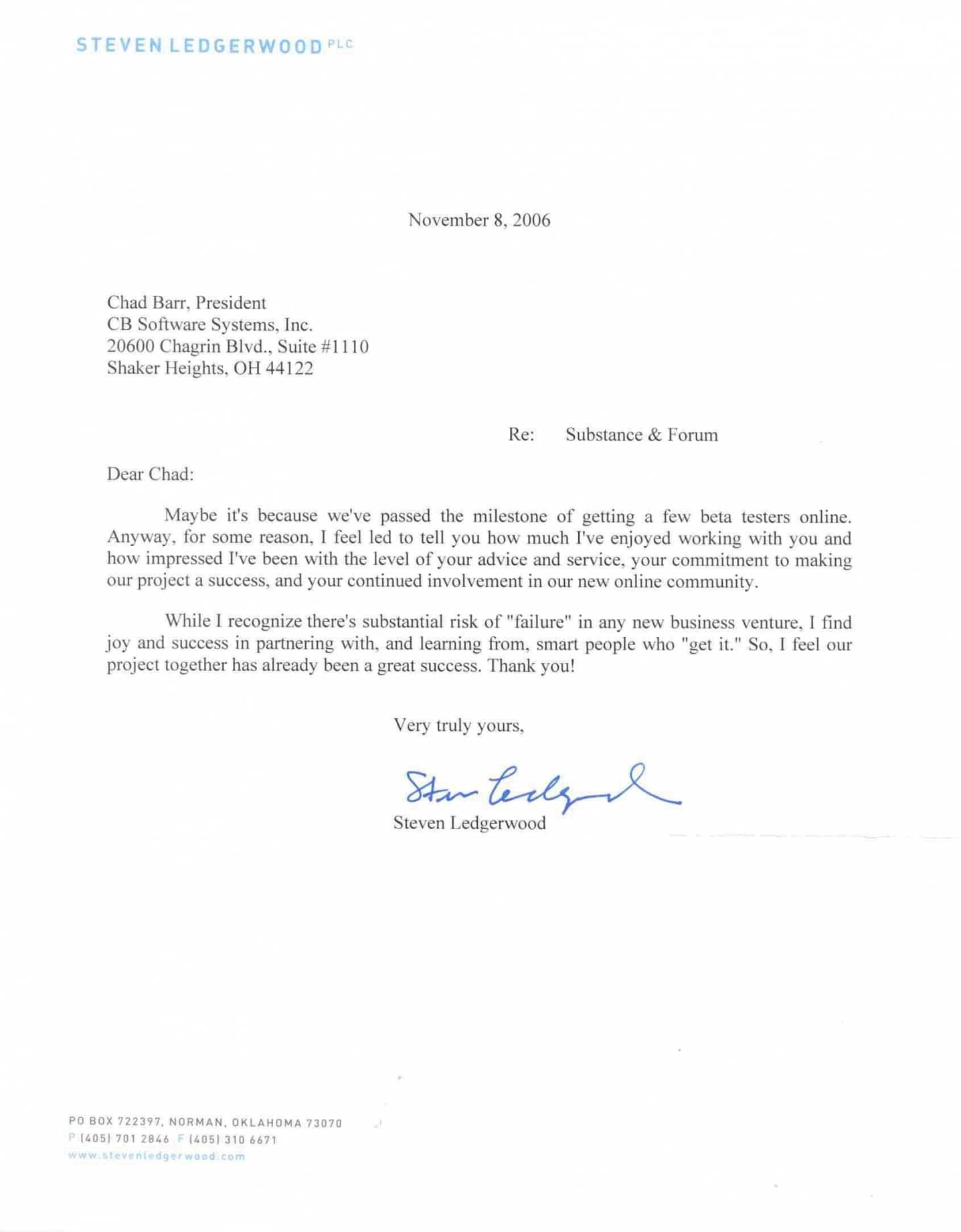 Community Service Letter Template
