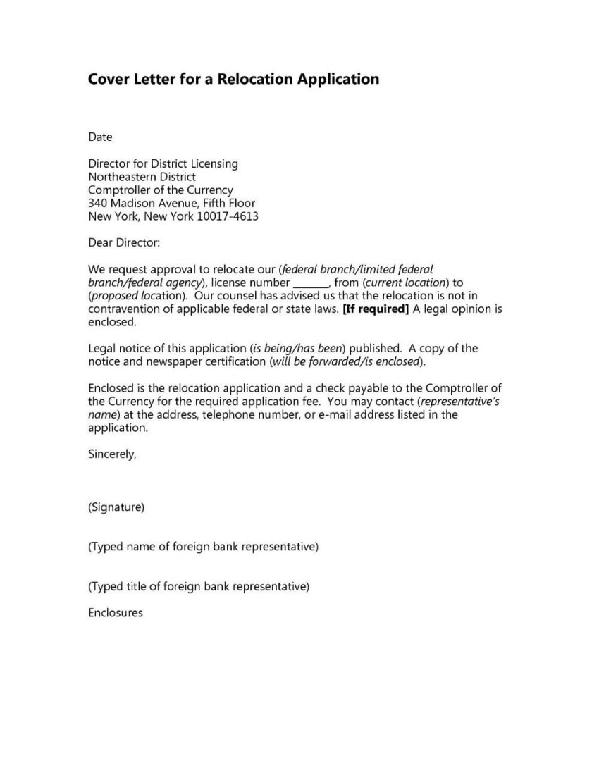 Simply Speaking, The Letter Has To Be Crisp And Direct