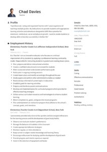 Teacher Resume &amp; Writing Guide | + 12 Samples | Pdf | 2019