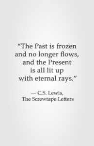 The Past Is Frozen And No Longer Flows, And The Present Is