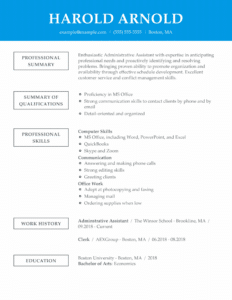 Unforgettable Administrative Assistant Resume Examples To