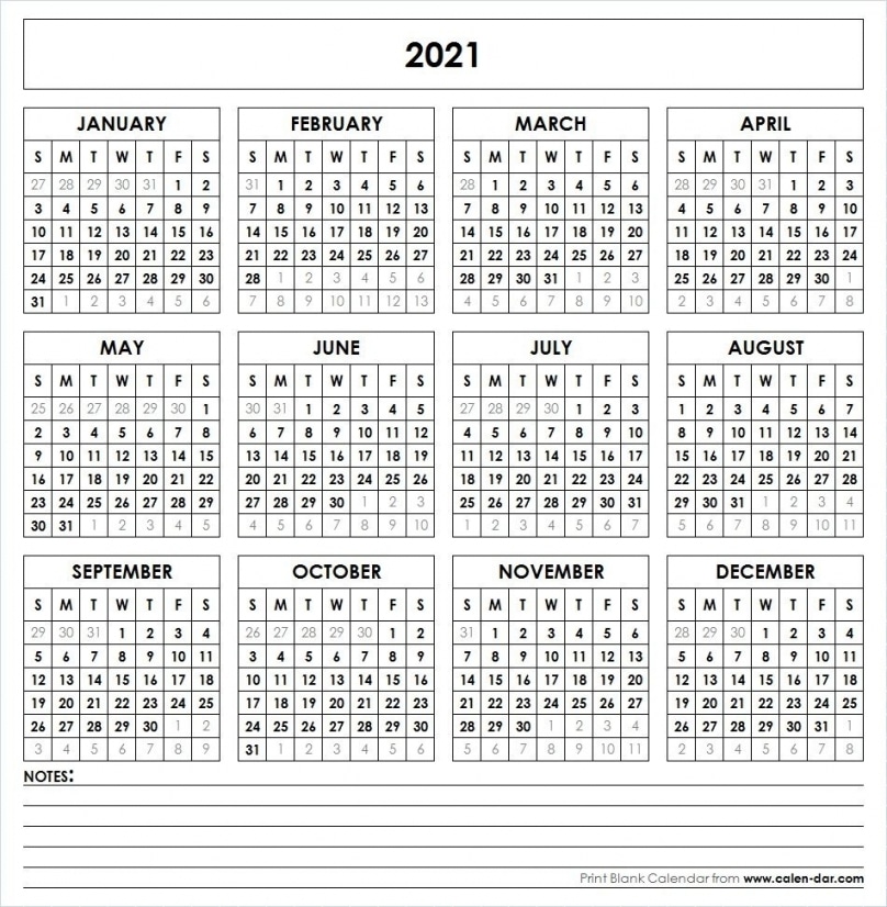 Free Preschool Calendar Printables 2021