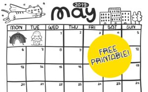 Free May Printable Calendar – Ilaria Ranauro