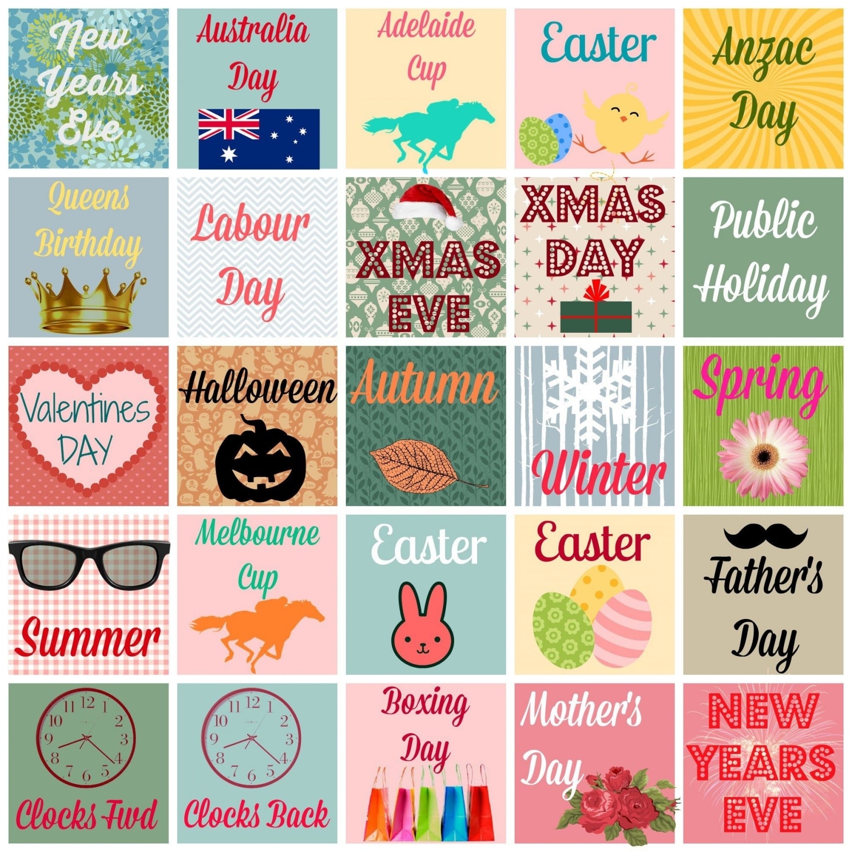 Free Printable Calendar Stickers