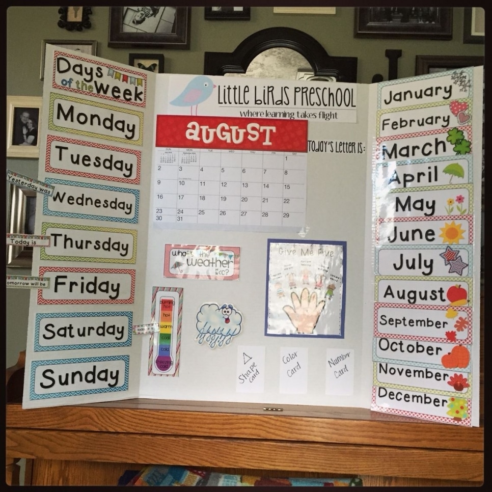 Free Printable Circle Time Calendar
